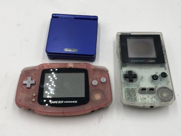 ♪▲【Nintendo】ゲームボーイカラー/アドバンス/アドバンスSP 部品取りP 3点セット CGB-001/AGB-001/AGS-001 まとめ売り 1002 7