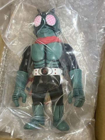 京王百貨店　仮面ライダー　リアルヘッド　realhead 仮面ライダー55 ソフビ