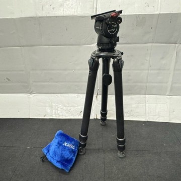 G923-O61-1748 SACHTLER ザハトラー カメラ三脚 FSB８ MkⅡ フルードビデオ雲台 最小約80cm/最大約156cm KC