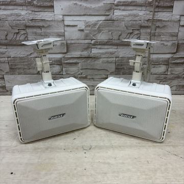 ☆1円〜☆ BOSE ボーズ スピーカーシステム 101MMW ホワイト ペア シリアル連番 モニタースピーカー 2台 セット スピーカー