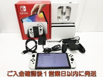 【1円】任天堂 有機ELモデル Nintendo Switch 本体 セット ホワイト 初期化/動作確認済 ニンテンドースイッチ L02-021fk/G4