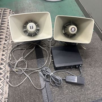 車載用　拡声器　フルセット　選挙　街宣 　街宣車　選挙カー　拡声器　UNIPEX クラリオン