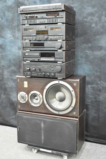 【G】SONY PS-V9900/SEQ-V9900/TC-V9900/ST-V9900TV/CDP-V9900/TA-V9900/SS-V9900AV システムコンポ ソニー 3390688