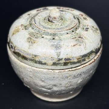★古美術/茶道具/アンティーク！サンカローク・宋胡録・寸胡録・すんころく！盒子1点！★タイ・中国・日本
