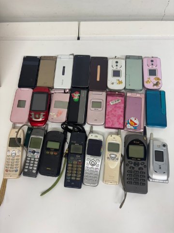 ML488 1円～ジャンク！ガラケーまとめ　25点　携帯電話