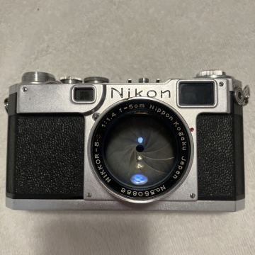 1円〜【動作未確認】Nikon S2 レンジファインダー NIKKOR-S.C 5cm F1.4 フィルムカメラ Nippon Kogaku セット まとめ