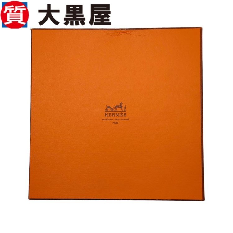 【大黒屋82】HERMES エルメス スカーフ カレ90 FEUX DARTIFICE シルク ネイビー 馬 服飾小物 バッグスカーフ ヘアアクセサリー 大判 ベルト
