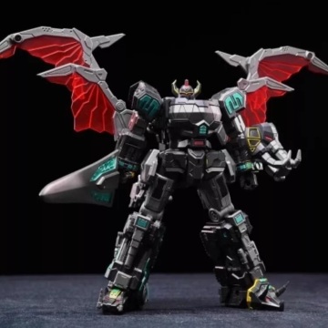 ■大獣神（ブラック塗装版/恐竜戦隊ジュウレンジャー/5体合体/17cm/新品送無料!マイクロコスモス製MC-03B/海外製/即有!海外発6週間■2502