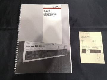 □大感謝祭!!■REVOX B226 サービスマニュアル・取扱説明書 マニュアル ルボックス m0o8995
