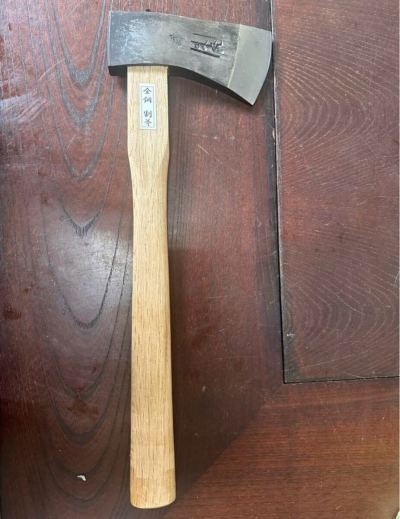 全鋼 斧 鉈 大工道具 オノ　割斧 刻印 AB052