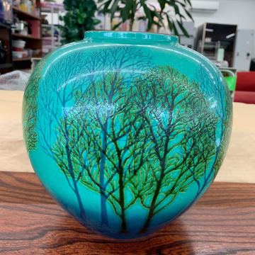 ★ 九谷 泉岳 花瓶 焼物 花器 骨董品 和風 コレクション