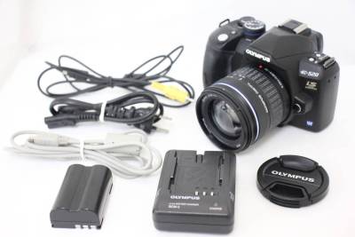 【返品保証】 オリンパス Olympus E-520 Zuiko 14-42mm F3.5-5.6 バッテリー チャージャー付き デジタル一眼 e2142