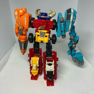 バンダイ ミニプラ 轟轟戦隊ボウケンジャー　ゴーゴーダイボウケン　組立済みフィギュアのみ　外箱無し　当時モノ