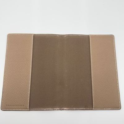 極美品 希少品 ボナベンチュラ ブックカバー エトープ 文庫本カバー A6サイズ シュリンクレザー ノートカバー 財布 手帳カバー BONAVENTURA