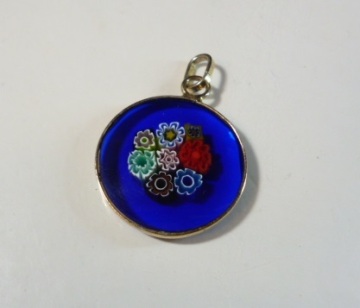 &beta; Venetian glass SILVER925 ベネチアングラス ペンダントトップ &beta; ベネチアンガラス ベネチアン ヴェネチアン ペンダント