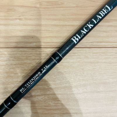 グリップ無し Daiwa ダイワ BLACK LABEL ブラックレーベル BL 7112XHRB 7'11 ロッド
