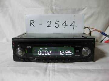 R-2544　JVC　ビクター　KD-C222-B　1Dサイズ　CDデッキ　補償付き