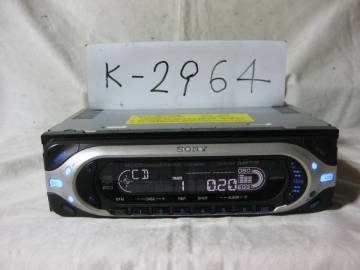 K-2964　SONY　ソニー　CDX-MP40　MP3　1Dサイズ　CDデッキ　故障品