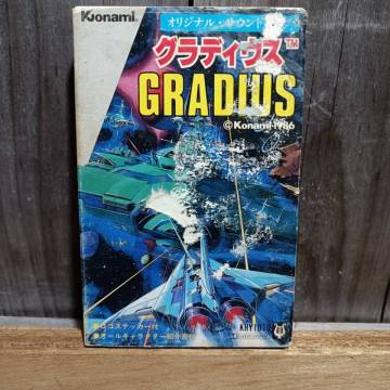 C14-1　カセットテープ オリジナル・サウンド・オブ グラディウス,　GRADIUS, Family Computer version, Miki Higashino = 東野美紀, 1986