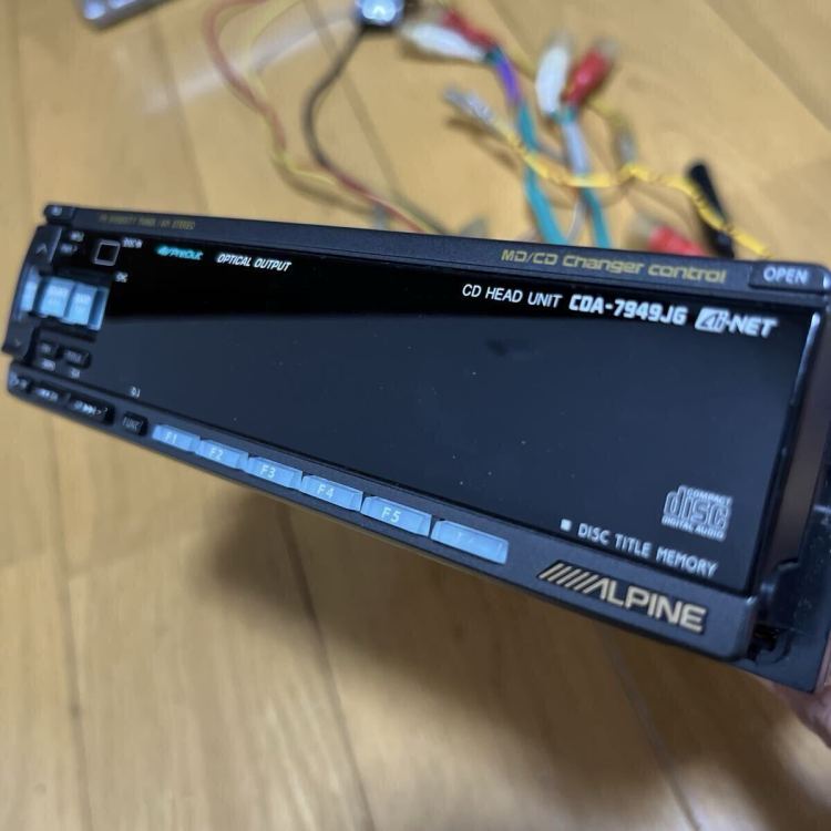 ALPINE アルパイン　CDA-7949JG CDヘッドユニット　CDチェンジャー　セット