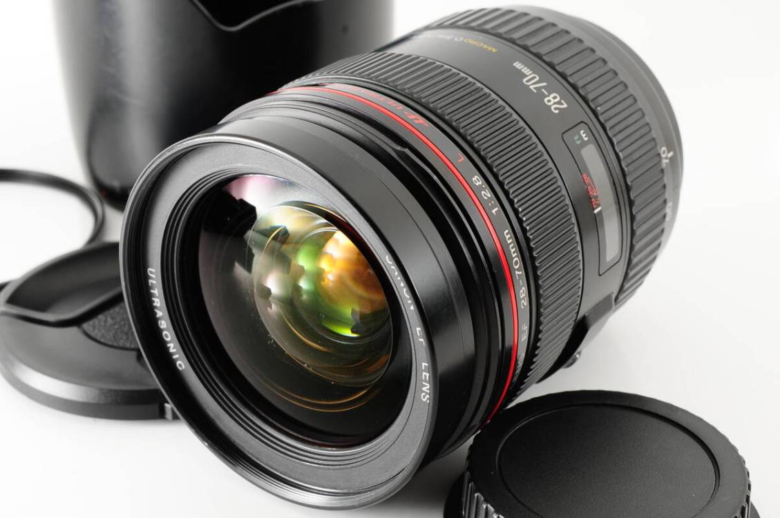 【1円スタート】Canon EF 28-70mm f/2.8 L USM 標準ズームレンズ 夜景 建築 ストリート 開放F2.8 自然な発色 シャープフォーカス #2510-096