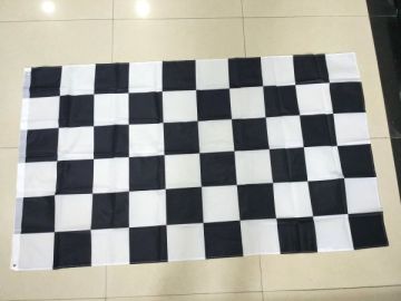 レース用 チェッカーフラッグ 大型フラッグ 旗 スポーツイベント 競技会 応援グッズ