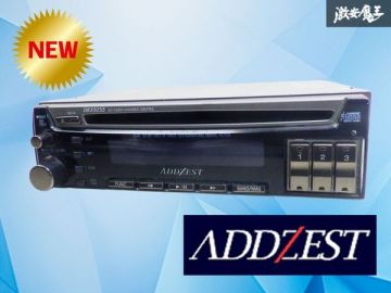 【ストア出品】ADDZEST アゼスト 汎用 1DIN オーディオデッキ オーディオプレイヤー CDプレイヤー DRX9255 当時物