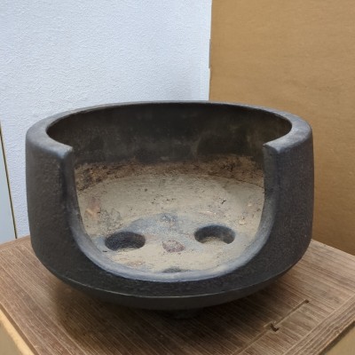 茶道具 風炉 鉄製 茶道 骨董 風炉釜 アンティーク 茶器