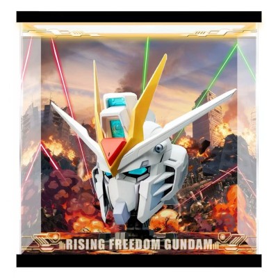 ☆専用☆ フィギュアケース bn head collection vol.4 ライジングフリーダム ガンダム バンダイ bnヘッドコレクション