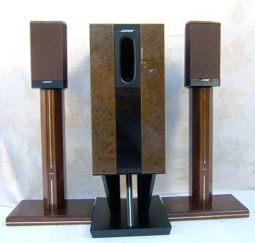 完動 保証 上物 綺麗 希少 豪華オプション付 フルセット BOSE ボーズ 505WB スピーカー ウーファー 美しいバーズアイメープル調UV塗装仕上