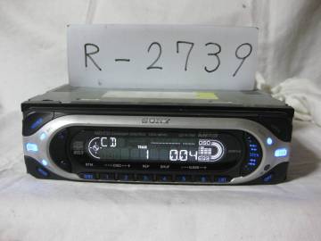 R-2739　SONY　ソニー　CDX-MP40　MP3　1Dサイズ　CDデッキ　故障品
