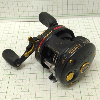 B736●ABU アブ ガルシア Ambassadeur アンバサダー 今江克隆モデル ４６００C RealDeal ベイト キャスティングリール 右ハンドル ジャンク