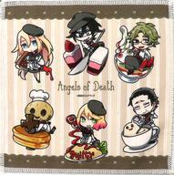 中古雑貨 集合 マイクロファイバークロス 「殺戮の天使&times;PRINCESS CAFE」 ミニゲーム ダニー先生の目玉入