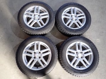 YS25942【送料無料185/65R15】ノート GB4フリード bB Y12ウイングロード 中古スタッドレス 在庫処分 ●15&times;5.5J 100/4H ET42●1円スタート