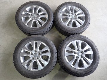 YS26031【送料無料205/60R16】トヨタ純正 70系ノア VOXY 純正 中古スタッドレスセット 在庫処分■16&times;6J 114.3/5H ET50■1円スタート