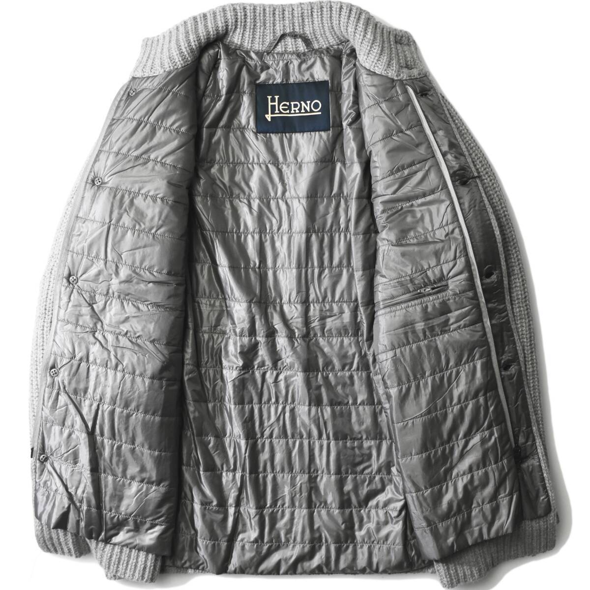 27,5万【Herno ヘルノ 新品】ダウン並みの保温性で,蒸れにくく暖かECOダウン 可愛いのに大人っぽい!ざっくりニットのアルパカニット ...