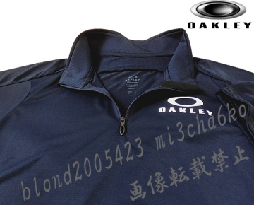■新品【OAKLEY】オークリー ゴルフに最適 HYDROLIX吸汗速乾 高機能 ハーフZIPモックネック シャツ■NV/XL(LL)