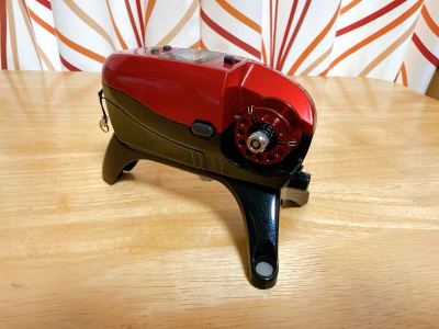 シマノ(SHIMANO) ワカサギ 電動リール ワカサギマチック DDM レッド アルミスプール スタンド ストラップ