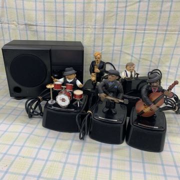 ★ BANDAI LITTLE JAMMER meets KENWOOD リトルジャマー ミーツ ケンウッド 音楽連動型 フィギュア おもちゃ 現状品