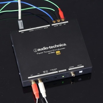 【美品】audio-technica. オーディオテクニカ デジタルトランスポート D/Aコンバーター ハイレゾ対応 AT-HRD5 高音質 アナログ デジタル