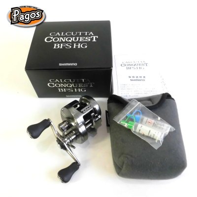 美品★シマノ　17カルカッタコンクエストBFS　HG　RIGHT