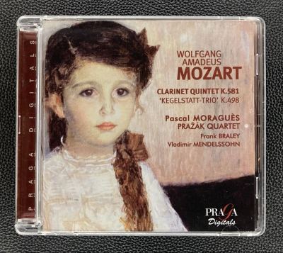 SACD/ モーツァルト: 三重奏曲「ケーゲルシュタット」、クラリネット五重奏曲 / モラゲス(Cl)、ブラレイ(P)、プラジャークQ