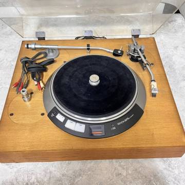 デノン（DENON）ダイレクトドライブ・ターンテーブル DP-6000 ダブルアーム SAEC（サエク）WE-308SX 搭載 通電のみ ジャンク 管理D中段