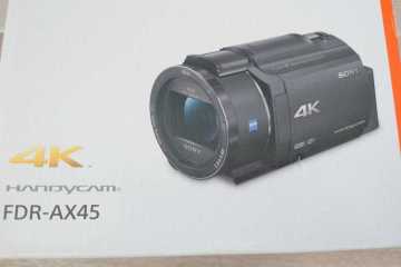 SONY 4Kビデオカメラ FDR-AX45 レンタル　ソニー ハンディカム