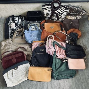 ① ブランド バッグ まとめ 21点セット LOEWE GUCCI PRADA Cartier FURLA kate spade new york MARC BY MARC JACOBS ARMANI JEANS 他