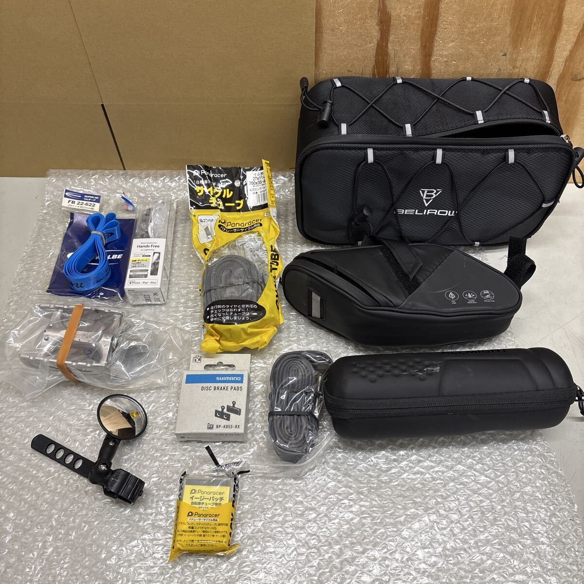  自転車用 ハンドルバーバッグ フロントバッグ ツールボトル イヤホン 他 自転車用 メンテナンス用品 など まとめて