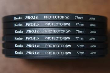 ◆説明必読◆【980円/枚】[77mm] Kenko PRO1D PROTECTOR(W) 保護フィルター ケース付も有