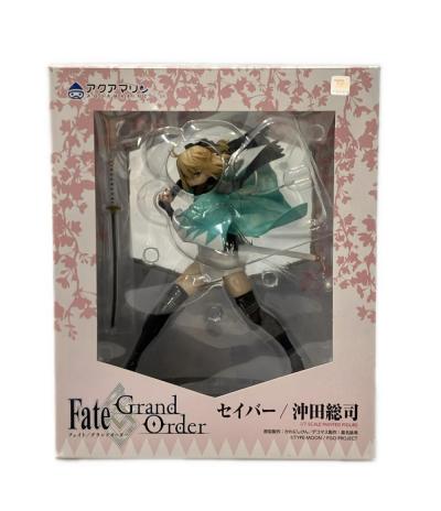 美品 アクアマリン Fate Grand Order セイバー 沖田総司 1/7 フィギュア FGO