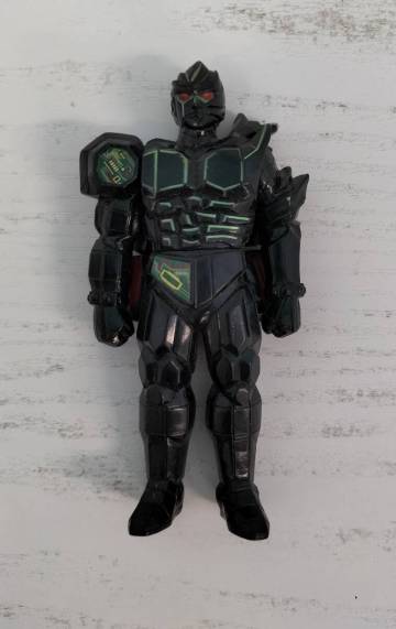 YUTAKA　ユタカ　電磁戦隊メガレンジャー　ユガンデ　ソフビ人形　ブラック・グリーン