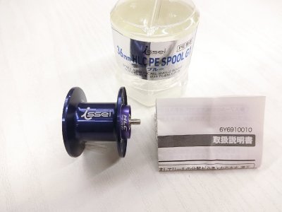 一誠　36ｍｍ HLC PE スプール G1 ブルー お見逃しなく！〇ＵＳＥＤ〇〇１３０４〇issei